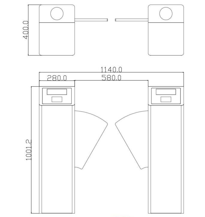 Cinema Wing Turnstile