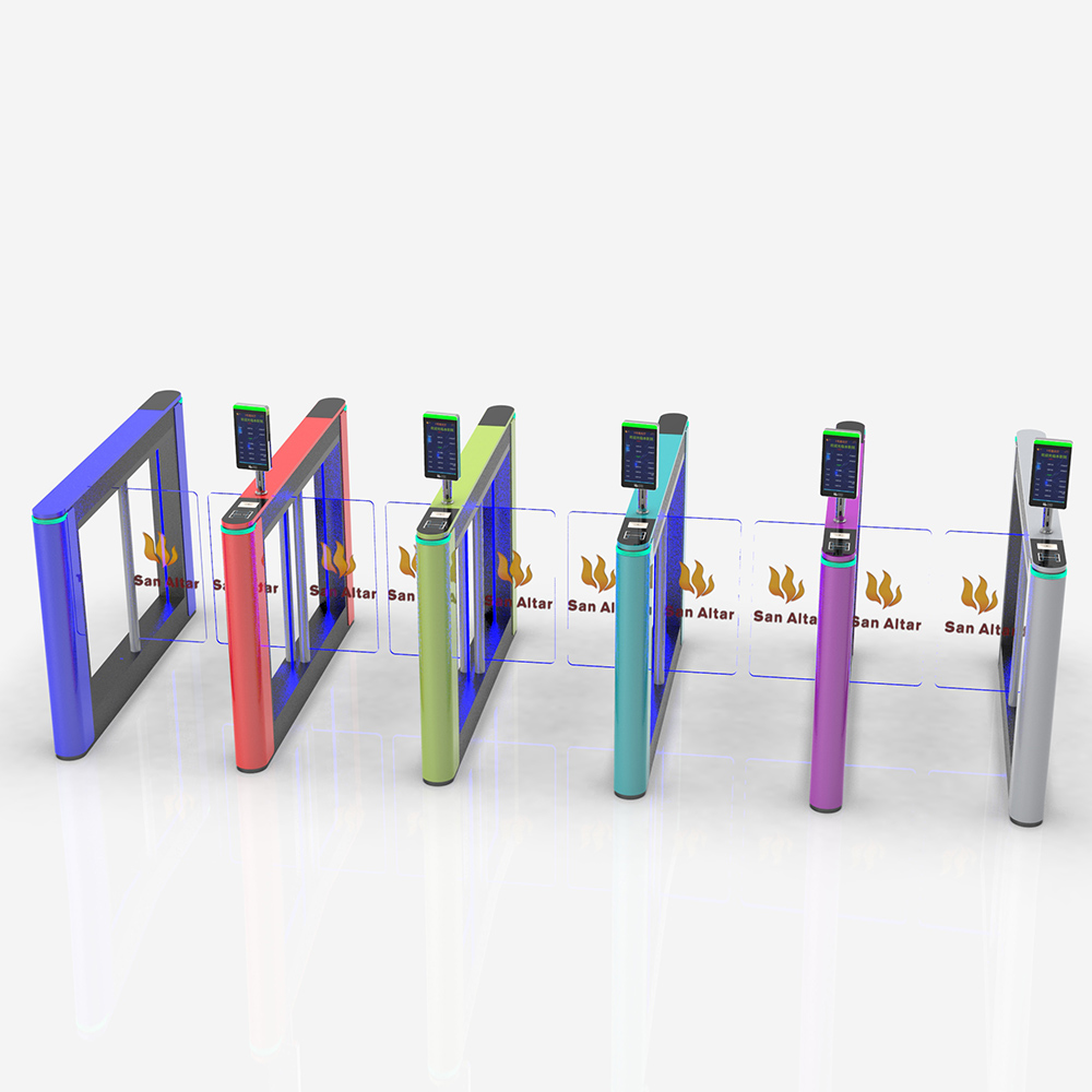 G-075   DC Brushless Motor Face Recognition Access System Temperature Control Swing Gate