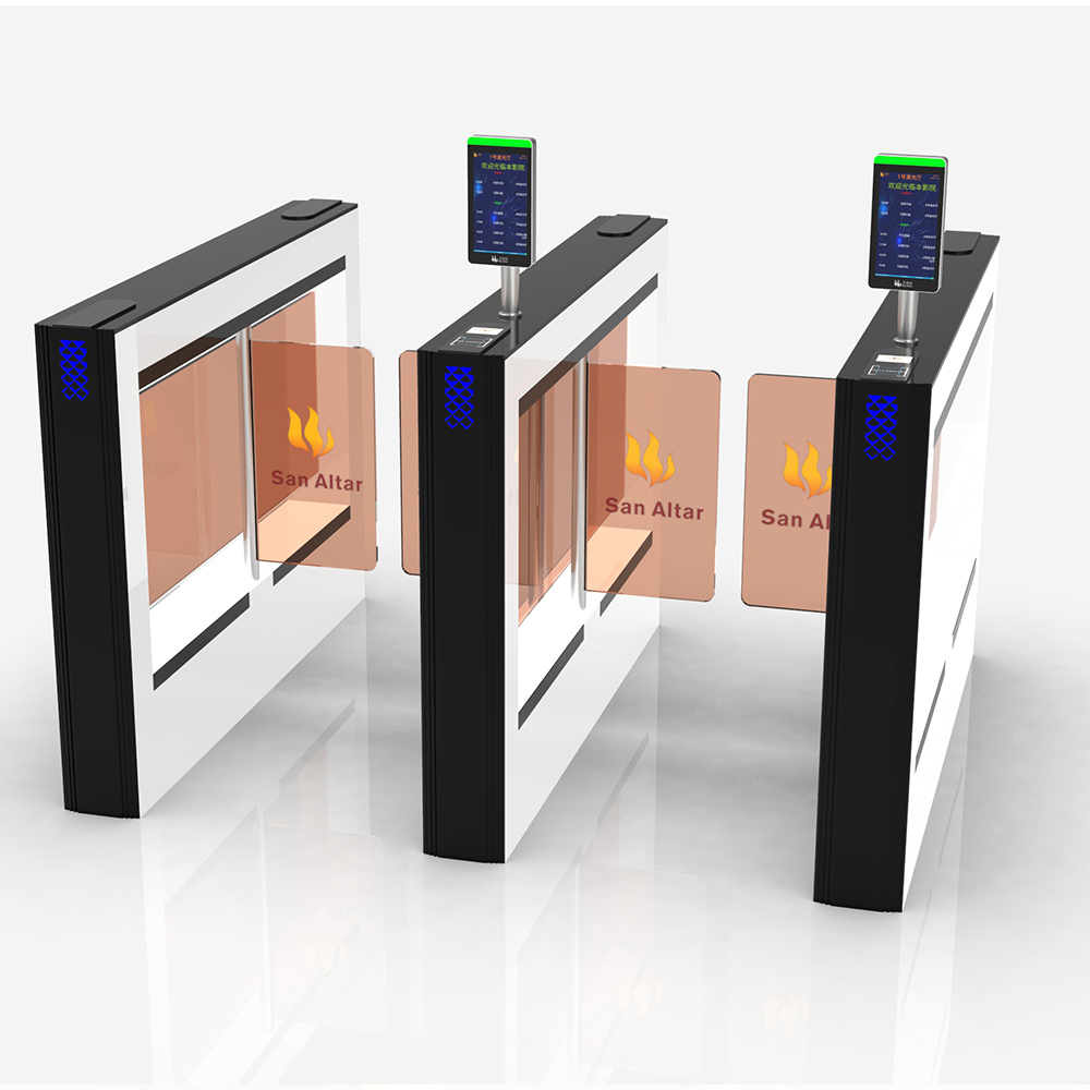 G-070  DC Brushless Motor Face Recognition Access System Temperature Control Swing Gate