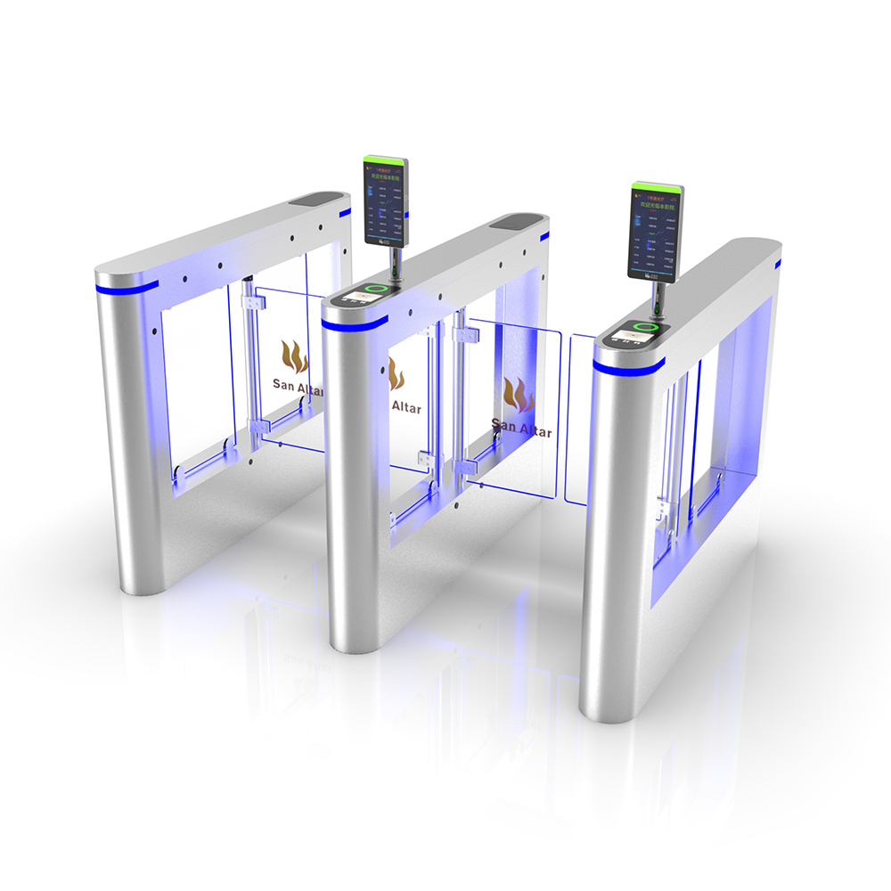 G-0130  DC Brushless Motor Face Recognition Access System Temperature Control Swing Gate
