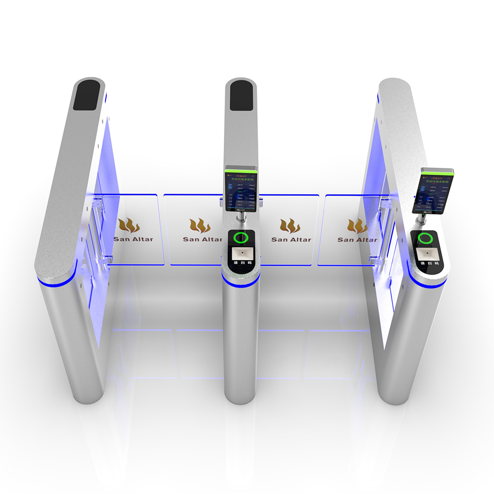 G-0130  DC Brushless Motor Face Recognition Access System Temperature Control Swing Gate